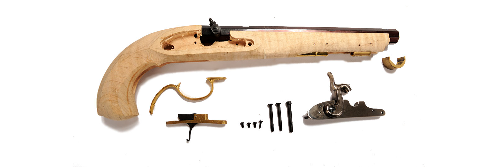 Kit pistola Kentucky "Maple" a percussione